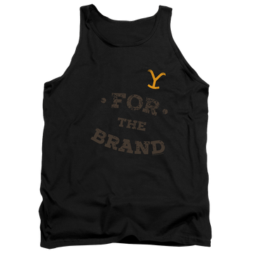 Black men's tank with Yellowstone graphic