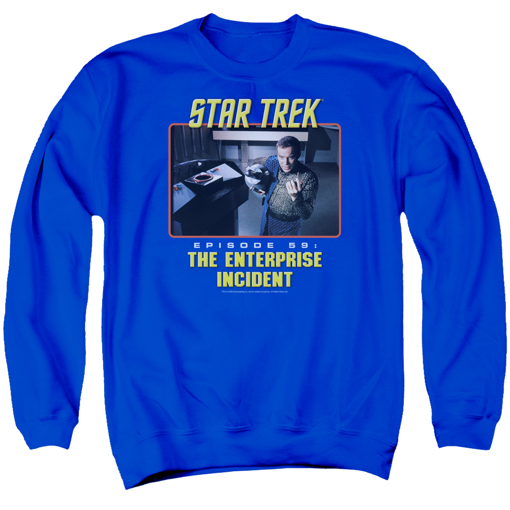 Star Trek The Enterprise Incident Men's Crewneck Sweatshirt Men's Crewneck Sweatshirt Star Trek