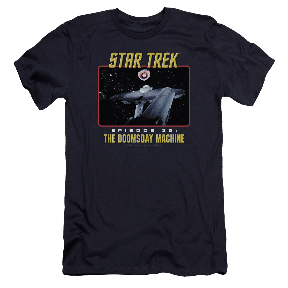 Star Trek The Doomsday Machine Men's Premium Slim Fit T-Shirt Men's Premium Slim Fit T-Shirt Star Trek
