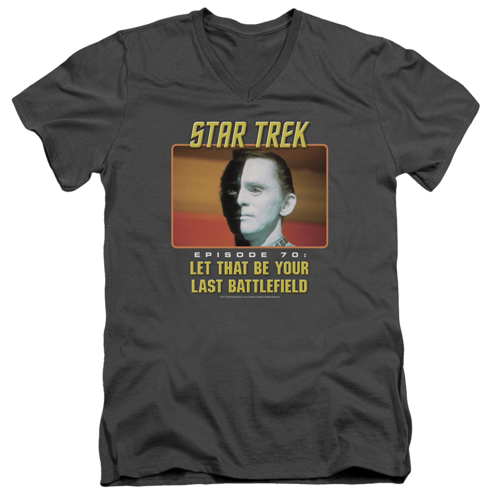 Star Trek Last Battlefield Men's V-Neck T-Shirt Men's V-Neck T-Shirt Star Trek
