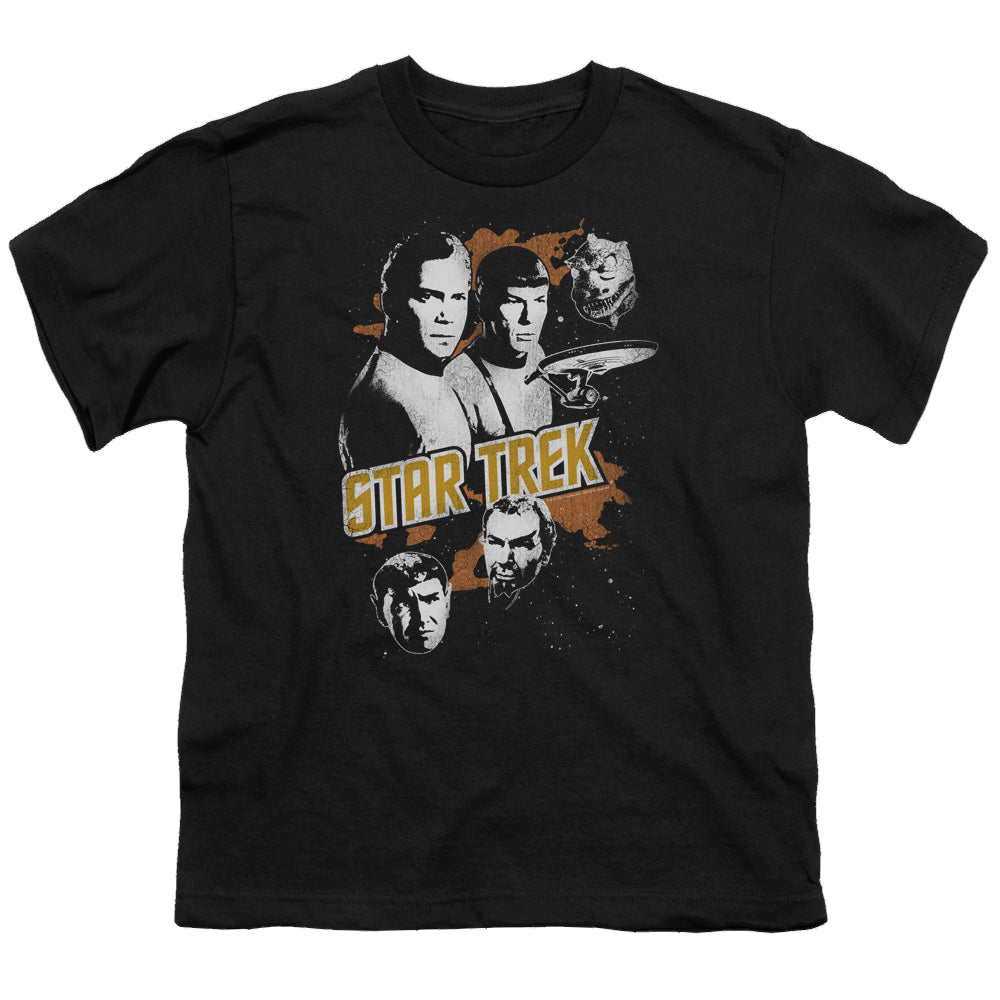 Star Trek The Original Series Graphic Good Vs Evil - Youth T-Shirt Youth T-Shirt (Ages 8-12) Star Trek