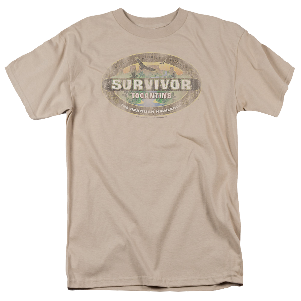 Survivor Tocantins Distressed - Men's Regular Fit T-Shirt Men's Regular Fit T-Shirt Survivor