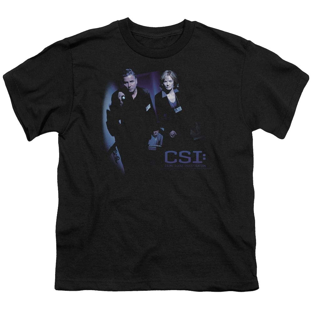 CSI At The Scene - Youth T-Shirt Youth T-Shirt (Ages 8-12) CSI