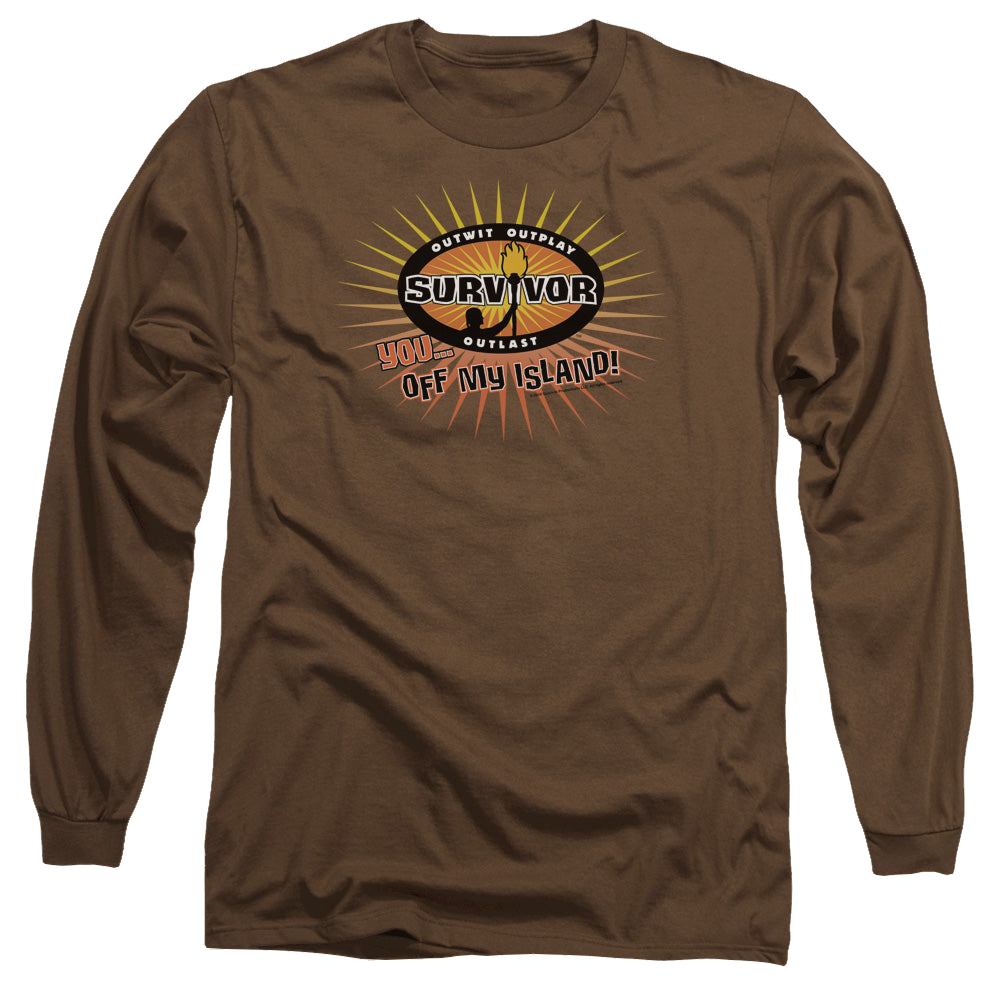 Survivor Off My Island - Men's Long Sleeve T-Shirt Men's Long Sleeve T-Shirt Survivor