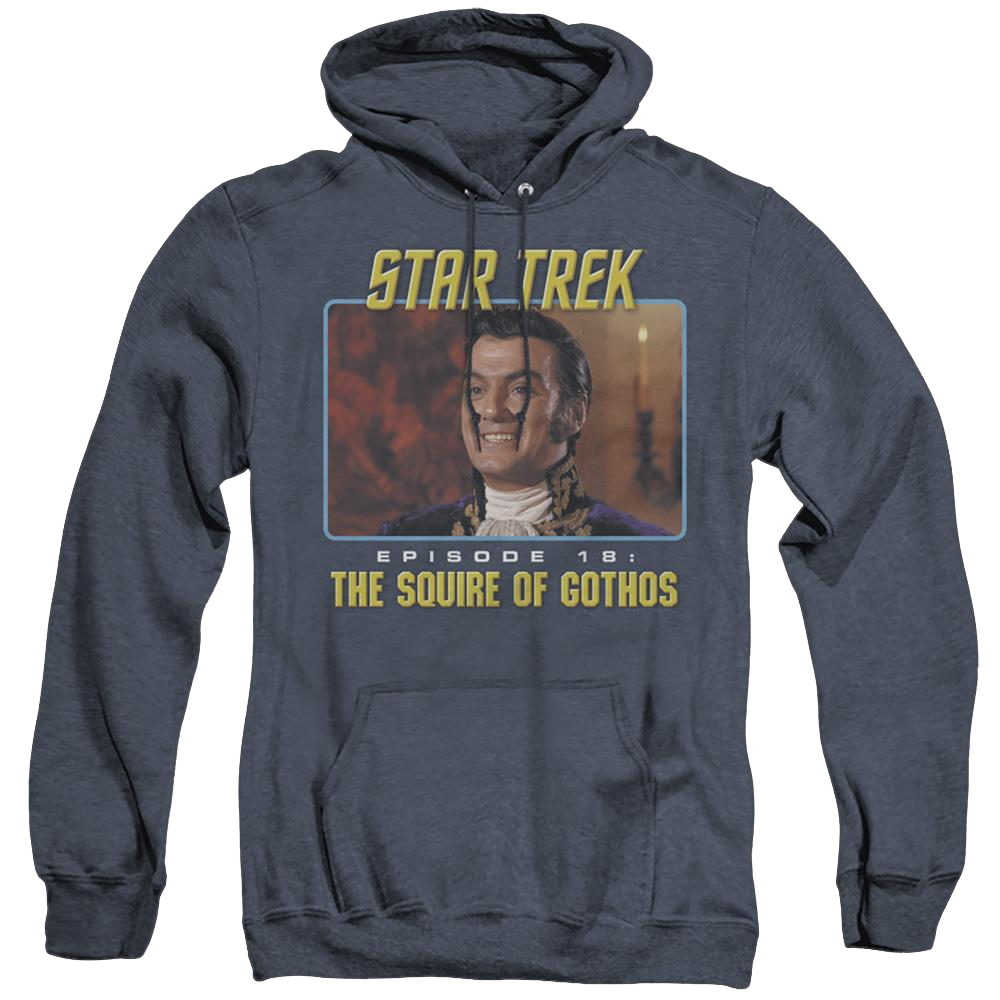 Star Trek The Original Series The Squire Of Gothos - Heather Pullover Hoodie Heather Pullover Hoodie Star Trek