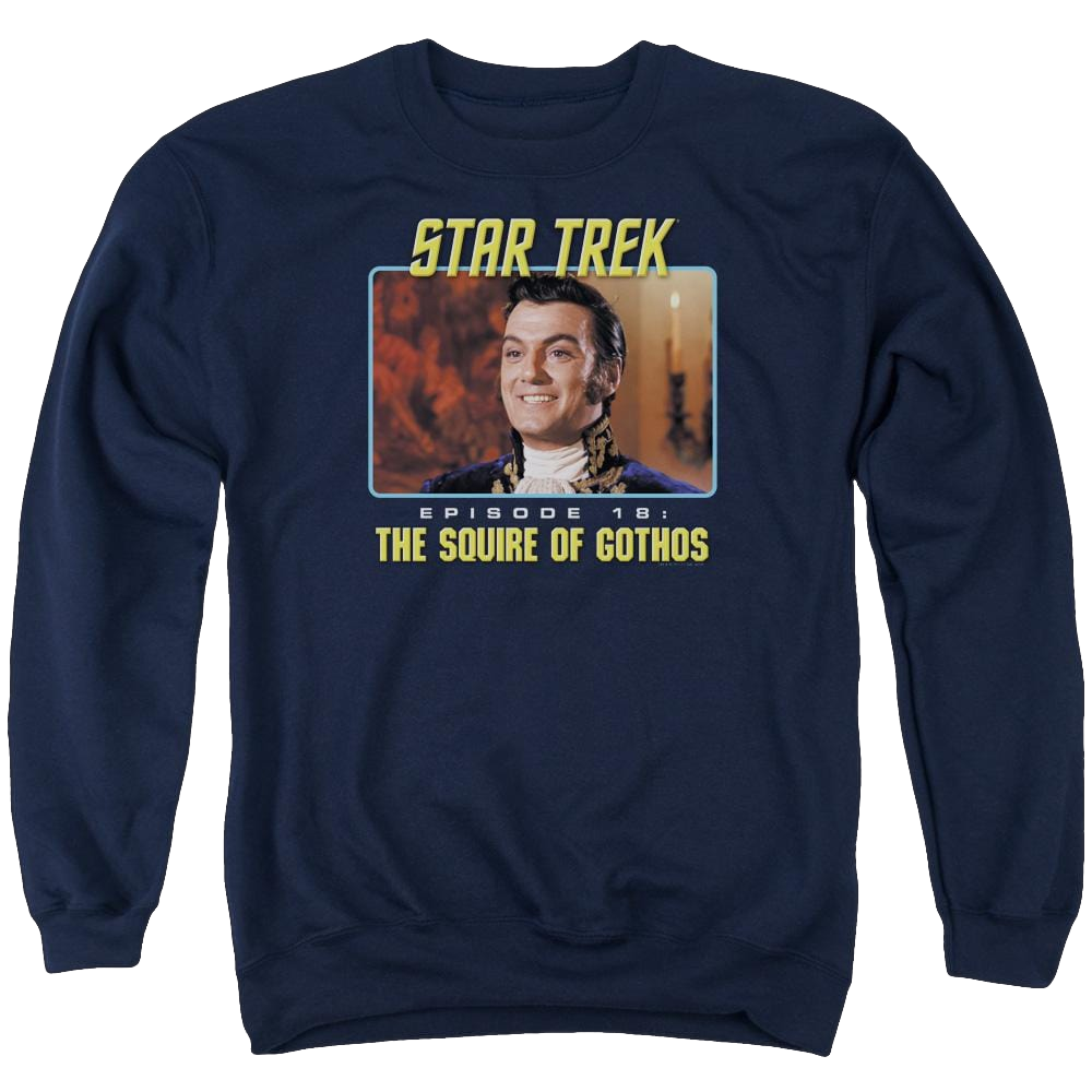 Star Trek The Squire Of Gothos Men's Crewneck Sweatshirt Men's Crewneck Sweatshirt Star Trek