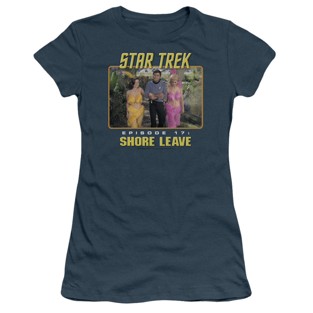 Star Trek Shore Leave Juniors T-Shirt Juniors T-Shirt Star Trek