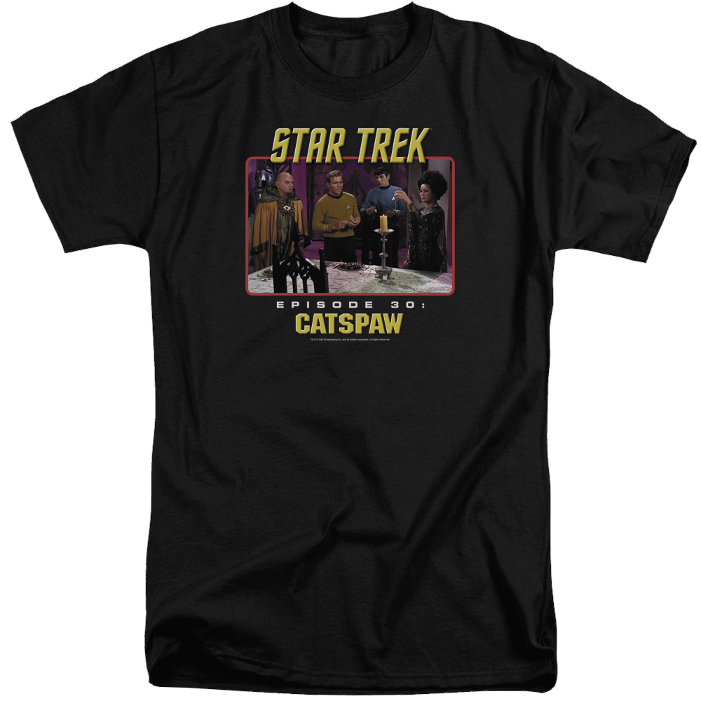 Star Trek Original Cats Paw Men's Tall Fit T-Shirt Men's Tall Fit T-Shirt Star Trek
