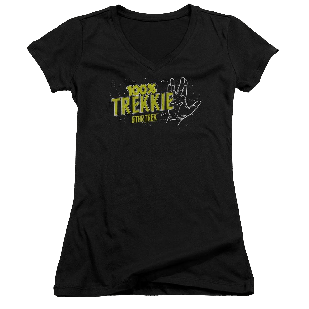 Star Trek Trekkie Juniors V-Neck T-Shirt Juniors V-Neck T-Shirt Star Trek