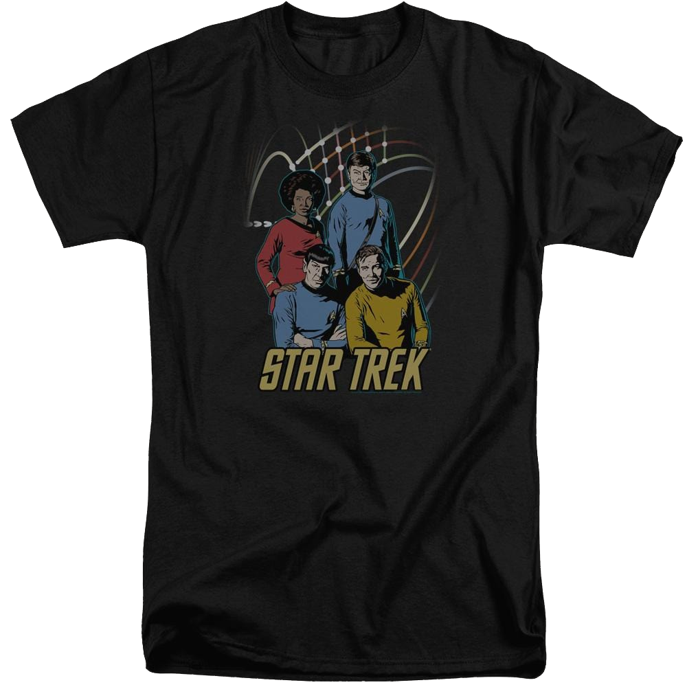 Star Trek Warp Factor 4 Men's Tall Fit T-Shirt Men's Tall Fit T-Shirt Star Trek