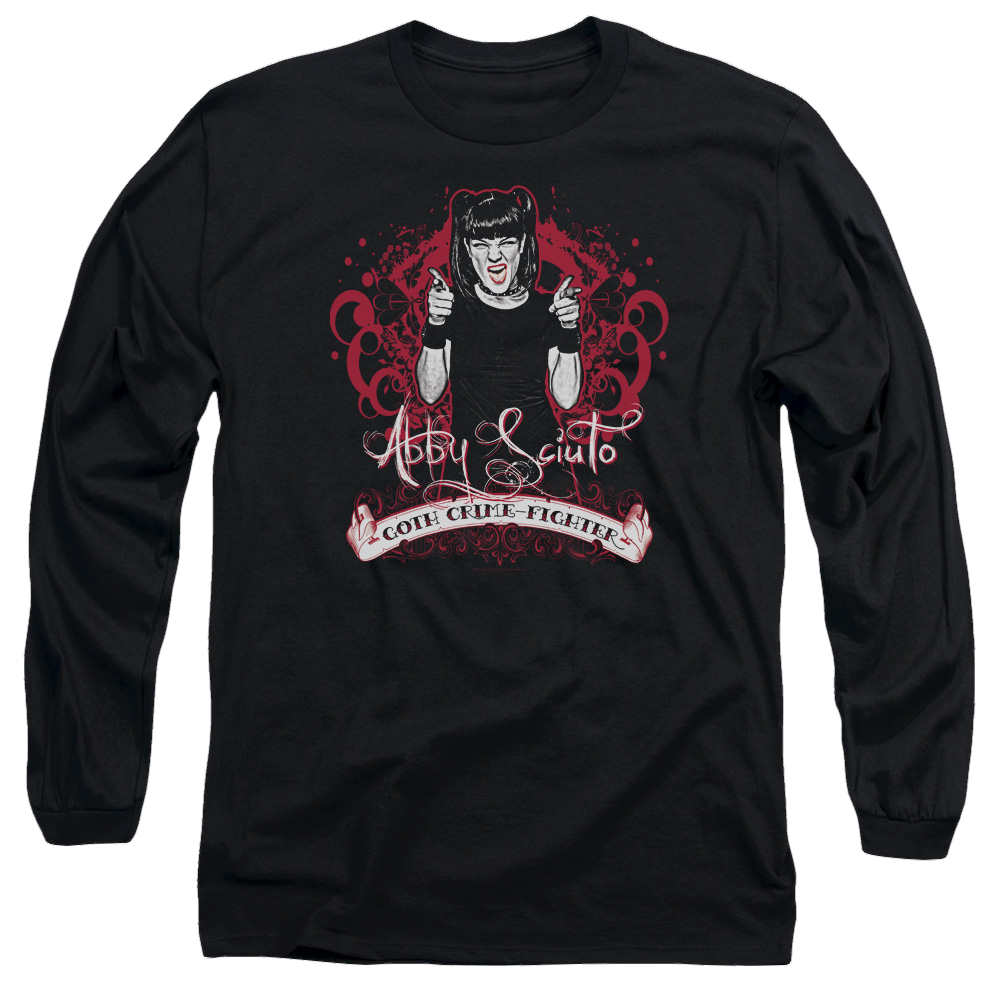 NCIS Goth Crime Fighter - Men's Long Sleeve T-Shirt Men's Long Sleeve T-Shirt NCIS