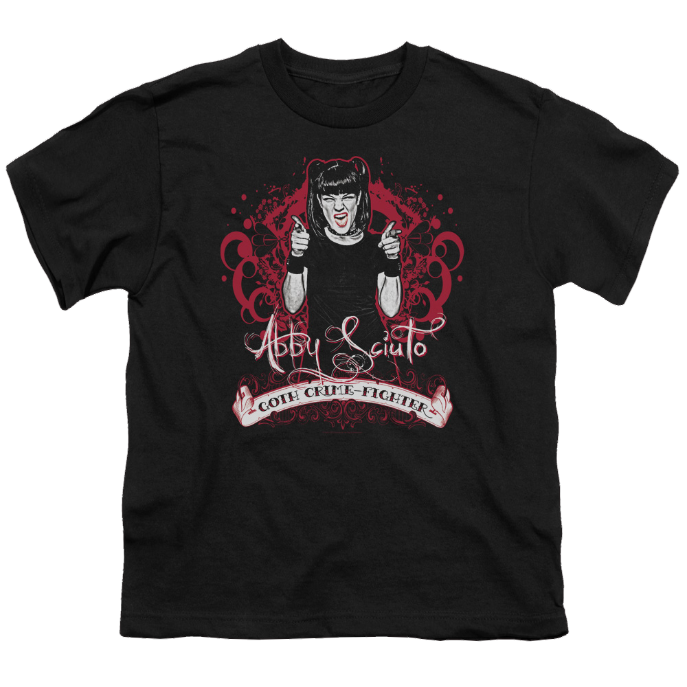 NCIS Goth Crime Fighter - Youth T-Shirt Youth T-Shirt (Ages 8-12) NCIS