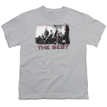 Silver youth t-shirt for ages 8 to 12 with NCIS The Best graphic