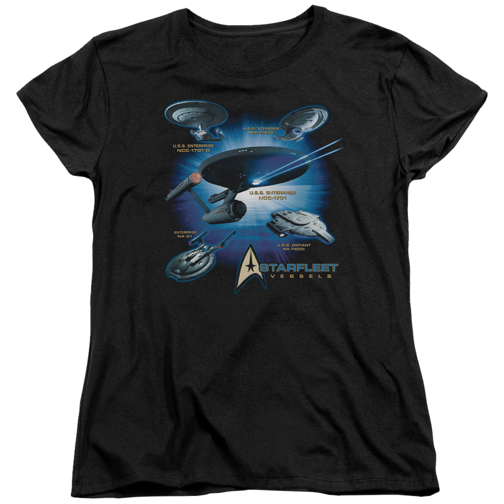 Star Trek Starfleet Vessels Women's T-Shirt Women's T-Shirt Star Trek