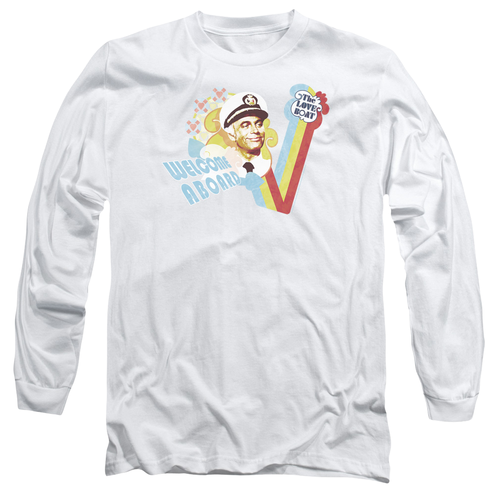 Love Boat, The Welcome Aboard - Men's Long Sleeve T-Shirt Men's Long Sleeve T-Shirt The Love Boat