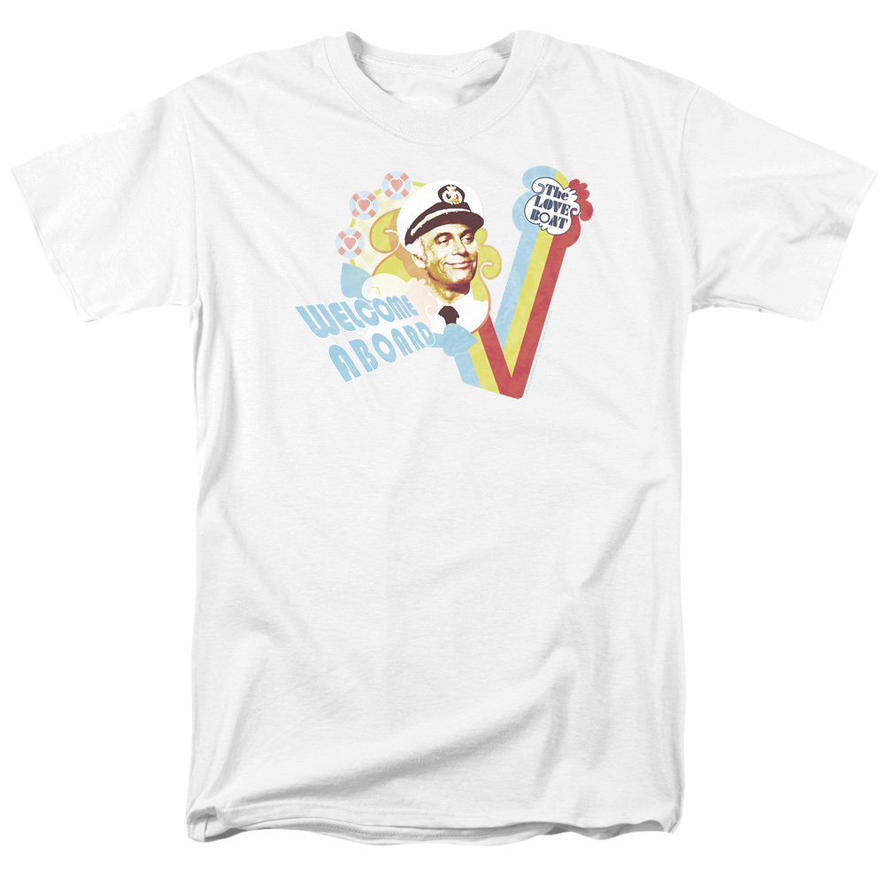 Love Boat, The Welcome Aboard - Men's Regular Fit T-Shirt Men's Regular Fit T-Shirt The Love Boat