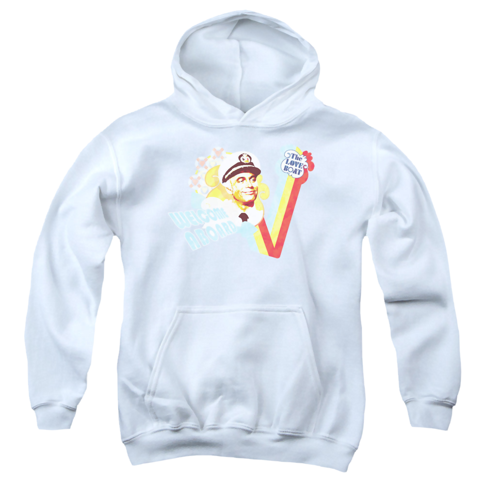 Love Boat, The Welcome Aboard - Youth Hoodie Youth Hoodie (Ages 8-12) The Love Boat