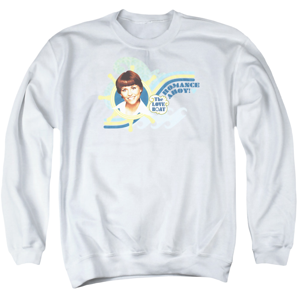 Love Boat, The Romance Ahoy - Men's Crewneck Sweatshirt Men's Crewneck Sweatshirt The Love Boat