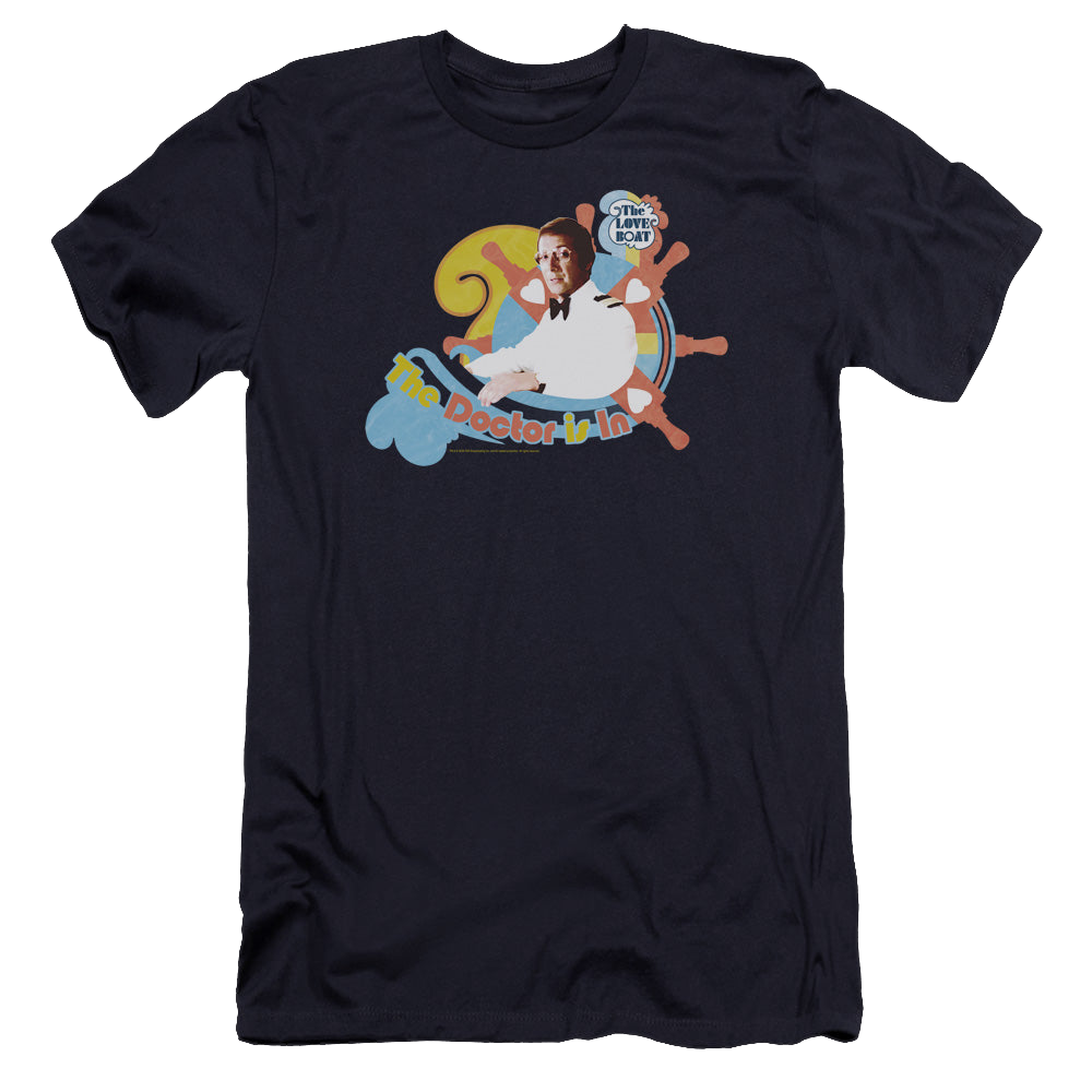 Love Boat, The The Doctor Is In - Men's Premium Slim Fit T-Shirt Men's Premium Slim Fit T-Shirt The Love Boat
