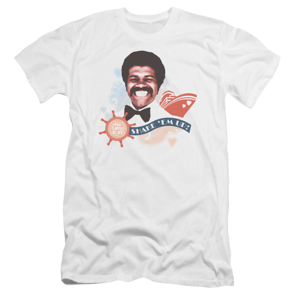 Love Boat, The Shake Em Up - Men's Premium Slim Fit T-Shirt Men's Premium Slim Fit T-Shirt The Love Boat