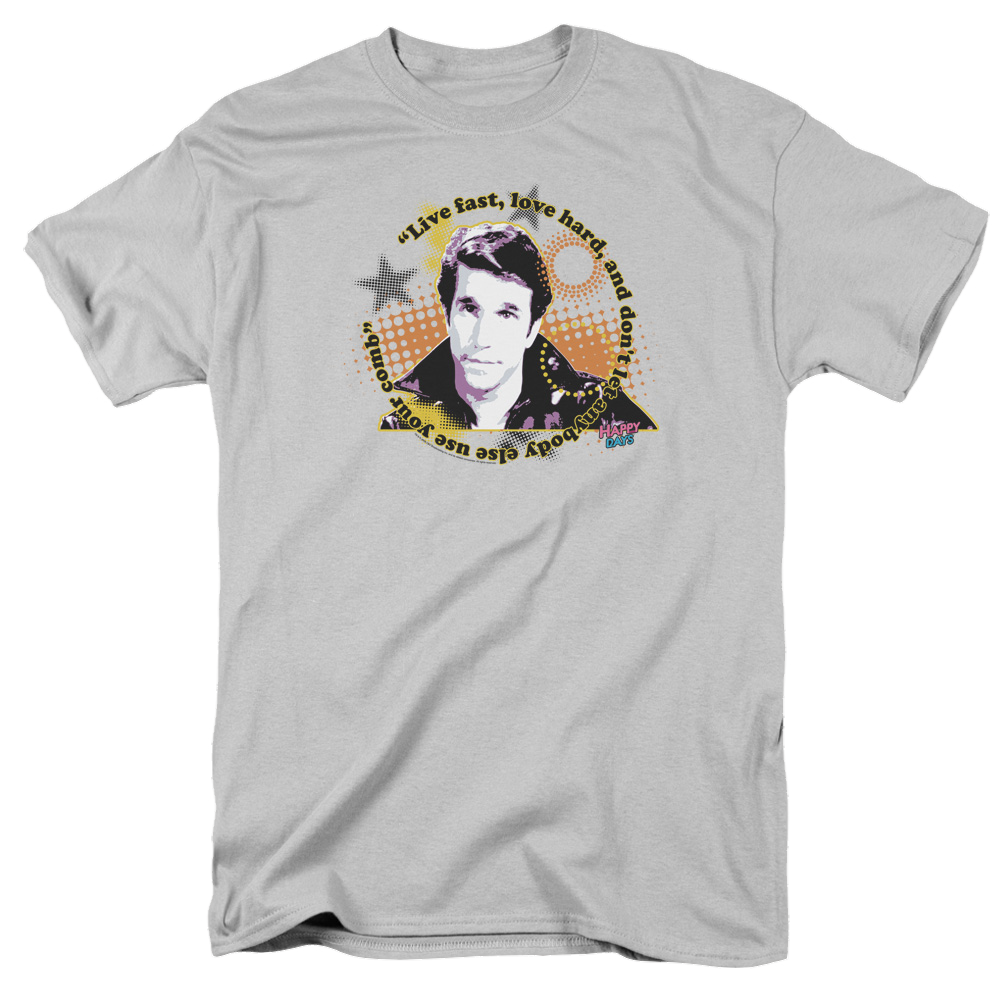 Happy Days Words To Live By - Men's Regular Fit T-Shirt Men's Regular Fit T-Shirt Happy Days