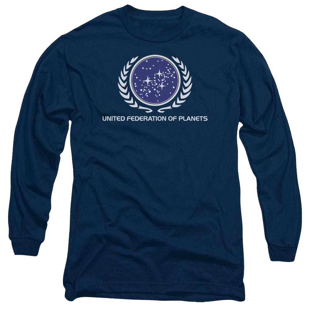 Star Trek United Federation Logo Men's Long Sleeve T-Shirt Men's Long Sleeve T-Shirt Star Trek