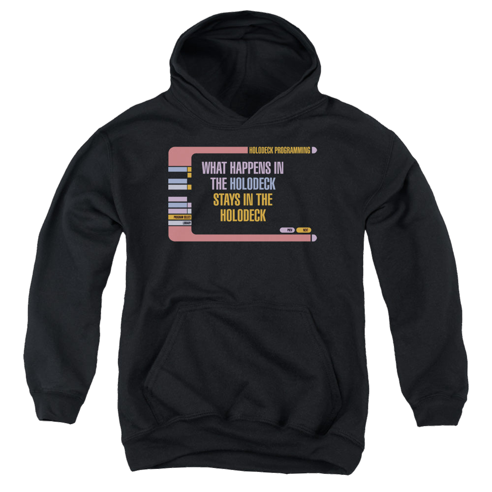 Star Trek The Next Generation Holodeck Secrets - Youth Hoodie Youth Hoodie (Ages 8-12) Star Trek
