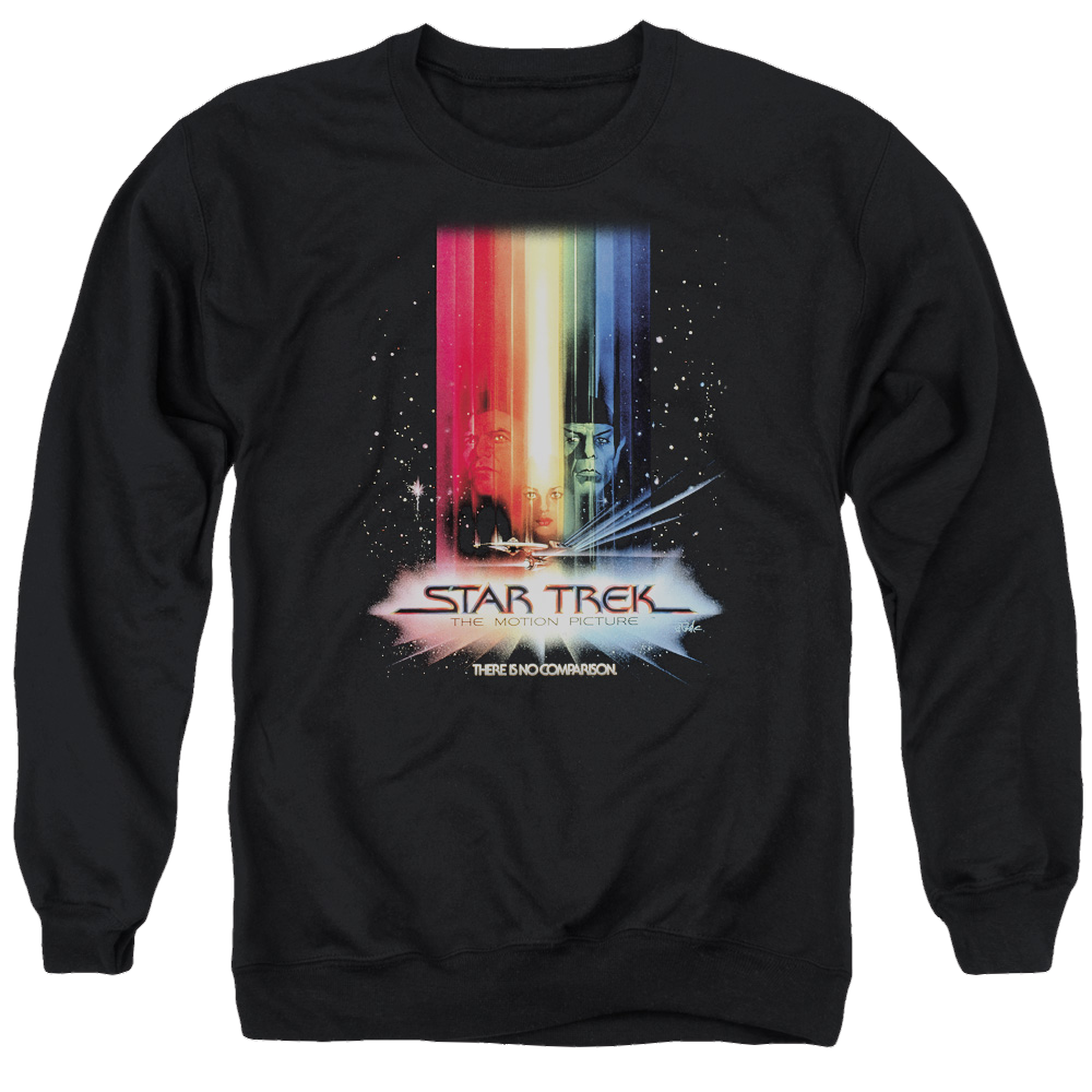 Star Trek Motion Picture Poster Men's Crewneck Sweatshirt Men's Crewneck Sweatshirt Star Trek