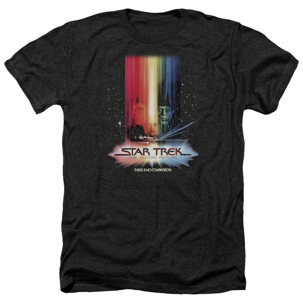 Star Trek Motion Picture Poster Men's Heather T-Shirt Men's Heather T-Shirt Star Trek