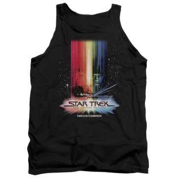 Black men's tank with Star Trek Motion Picture Poster graphic