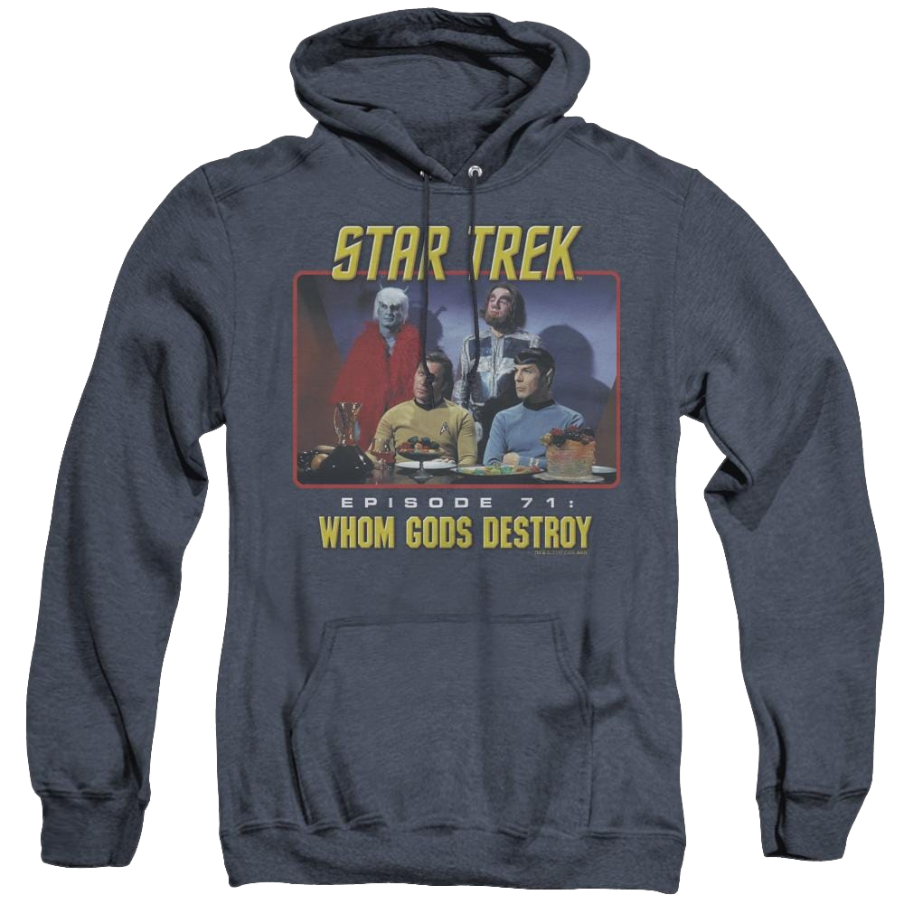 Star Trek The Original Series Episode 71 - Heather Pullover Hoodie Heather Pullover Hoodie Star Trek