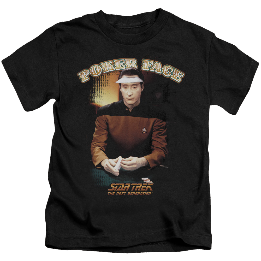 Star Trek Poker Face Kid's T-Shirt (Ages 4-7) Kid's T-Shirt (Ages 4-7) Star Trek