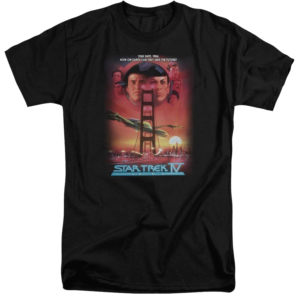 Star Trek The Voyage Home(movie) Men's Tall Fit T-Shirt Men's Tall Fit T-Shirt Star Trek