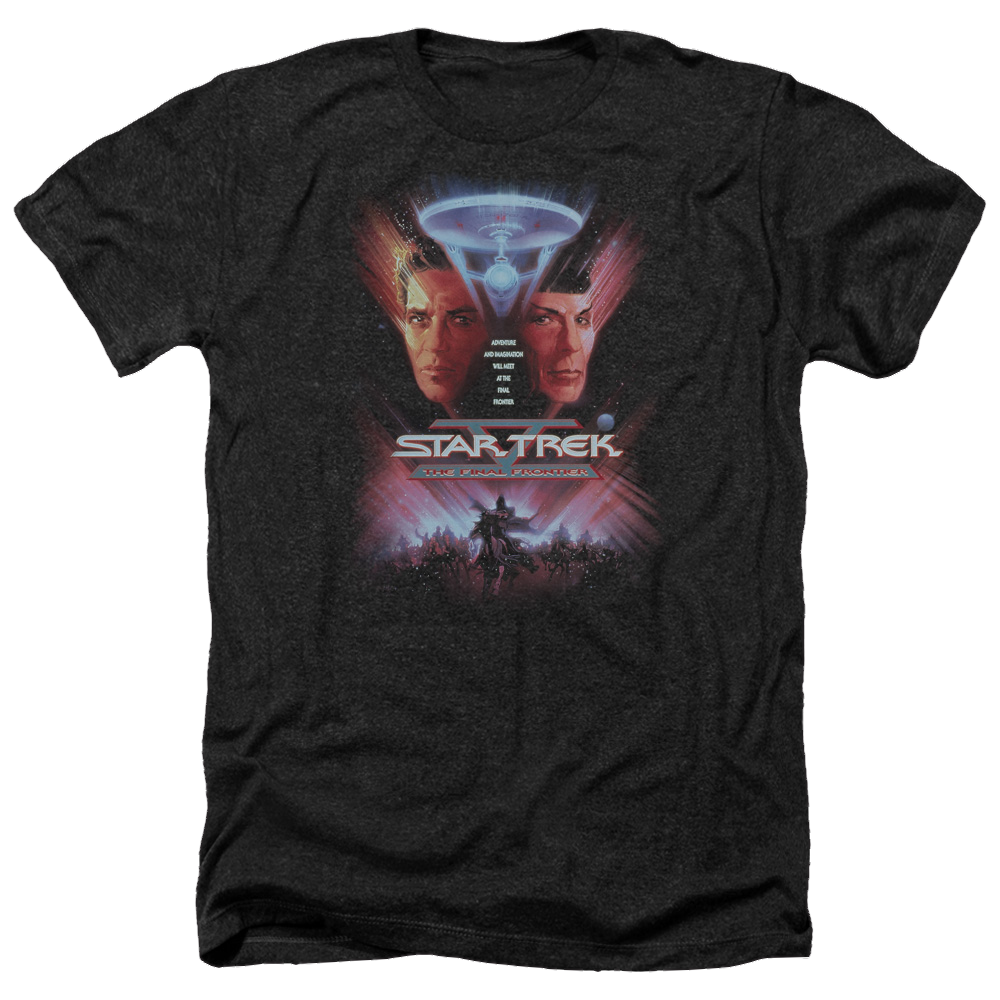 Star Trek The Final Frontier(movie) Men's Heather T-Shirt Men's Heather T-Shirt Star Trek