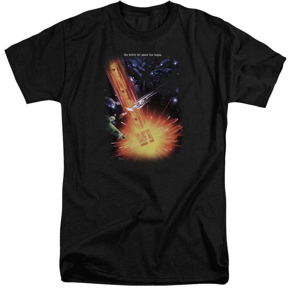 Star Trek Undiscovered Cntry(movie) Men's Tall Fit T-Shirt Men's Tall Fit T-Shirt Star Trek