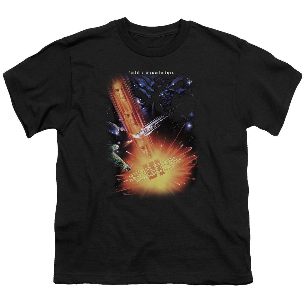 Star Trek Movies Undiscovered Cntry(Movie) - Youth T-Shirt Youth T-Shirt (Ages 8-12) Star Trek