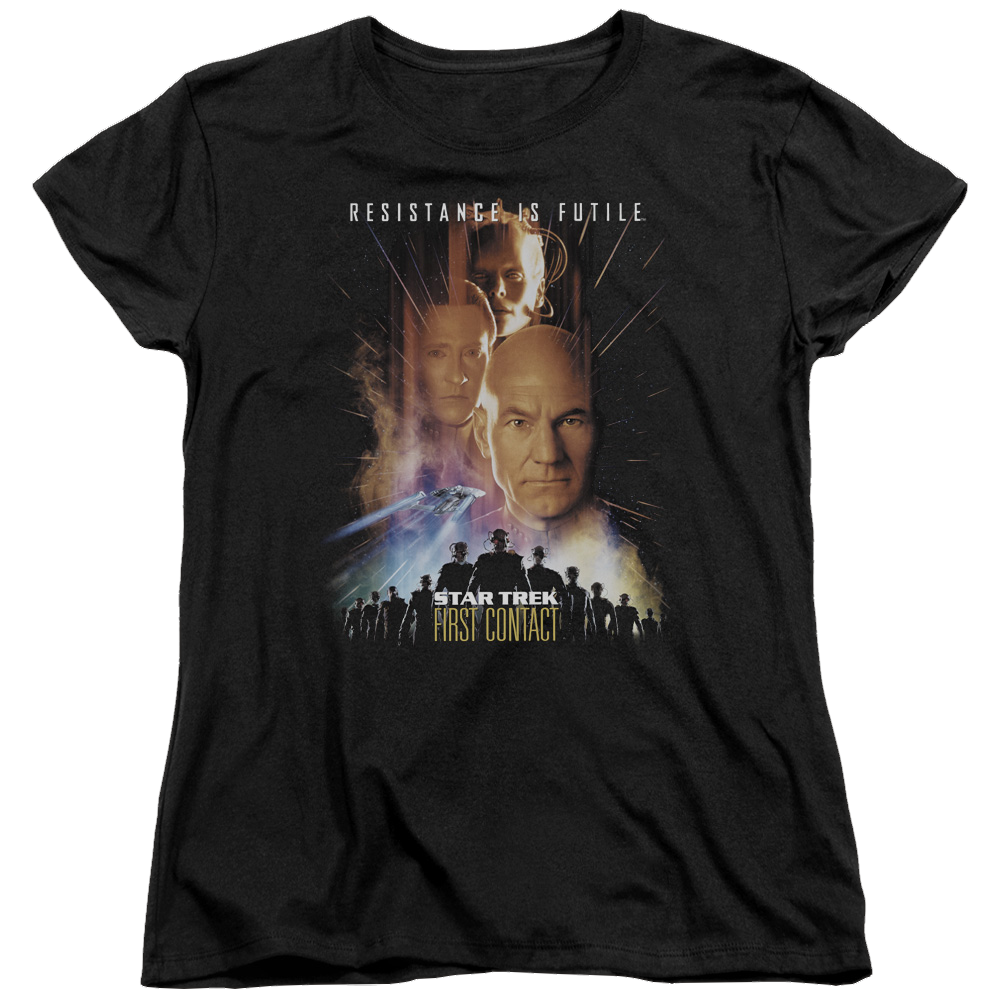 Star Trek Movies First Contact(Movie) - Women's T-Shirt Women's T-Shirt Star Trek