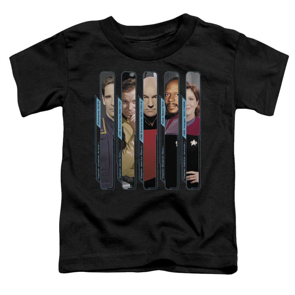 Star Trek The Captains Toddler T-Shirt Toddler T-Shirt Star Trek