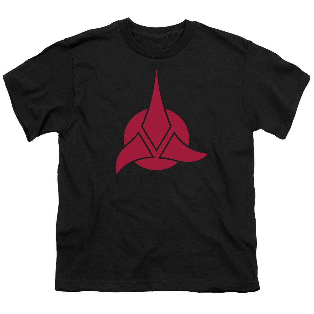 Star Trek The Next Generation Klingon Logo - Youth T-Shirt Youth T-Shirt (Ages 8-12) Star Trek