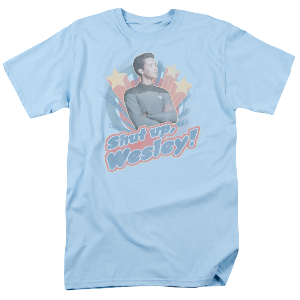 Star Trek The Next Generation Shut Up Wesley - Men's Regular Fit T-Shirt Men's Regular Fit T-Shirt Star Trek
