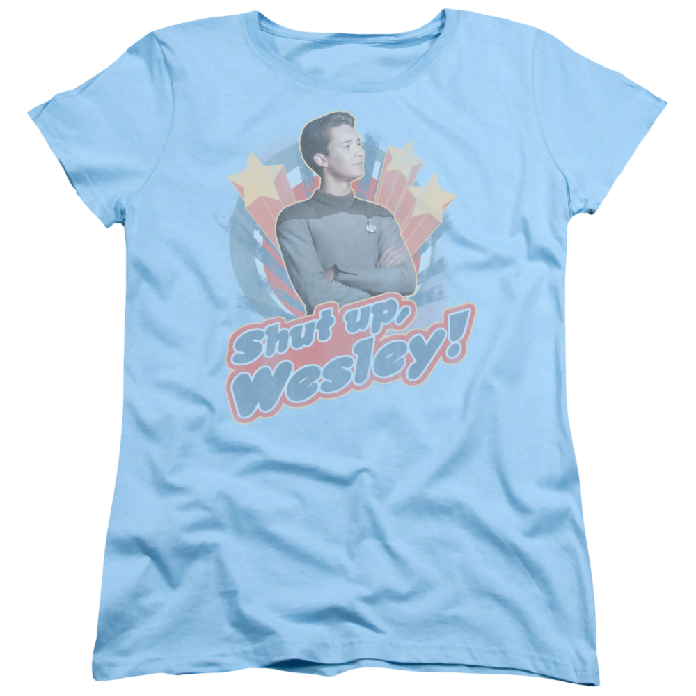 Star Trek Shut Up Wesley Women's T-Shirt Women's T-Shirt Star Trek