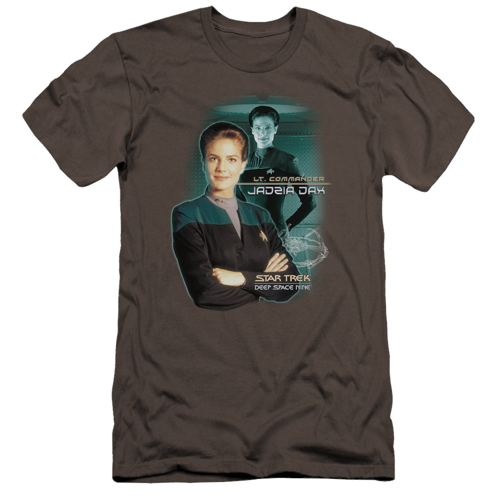 Star Trek Deep Space Nine Jadzia Dax - Men's Premium Slim Fit T-Shirt Men's Premium Slim Fit T-Shirt Star Trek