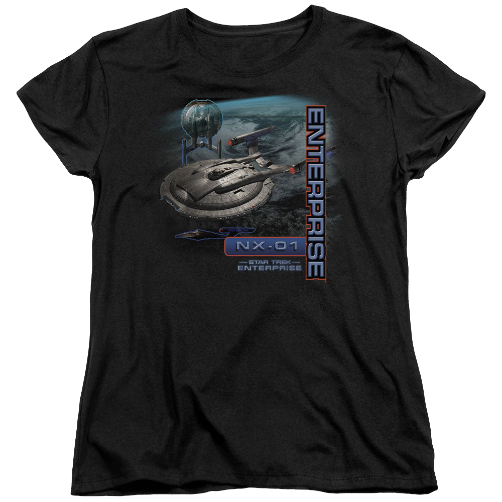 Star Trek Enterprise Enterprise Nx 01 - Women's T-Shirt Women's T-Shirt Star Trek