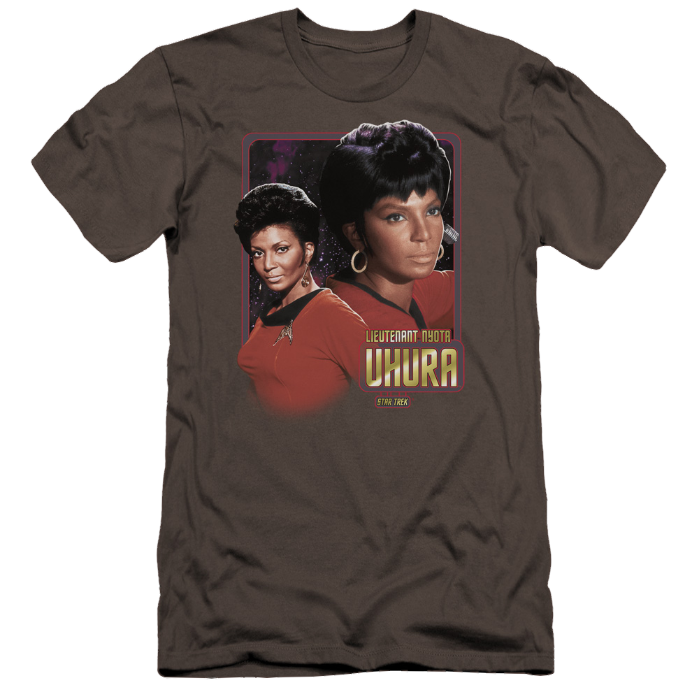 Star Trek Lieutenant Uhura Men's Premium Slim Fit T-Shirt Men's Premium Slim Fit T-Shirt Star Trek