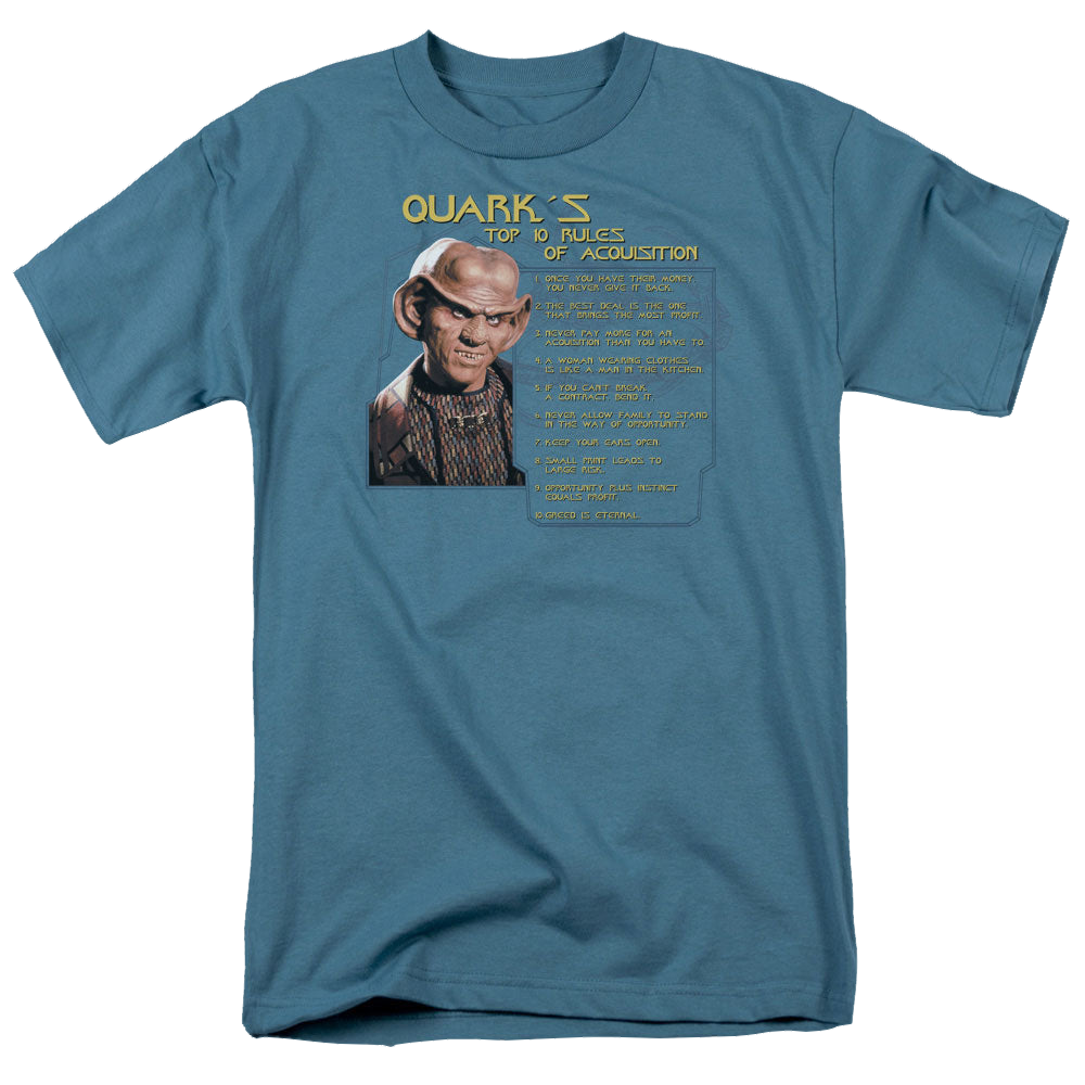 Star Trek Deep Space Nine Quarks Rules - Men's Regular Fit T-Shirt Men's Regular Fit T-Shirt Star Trek