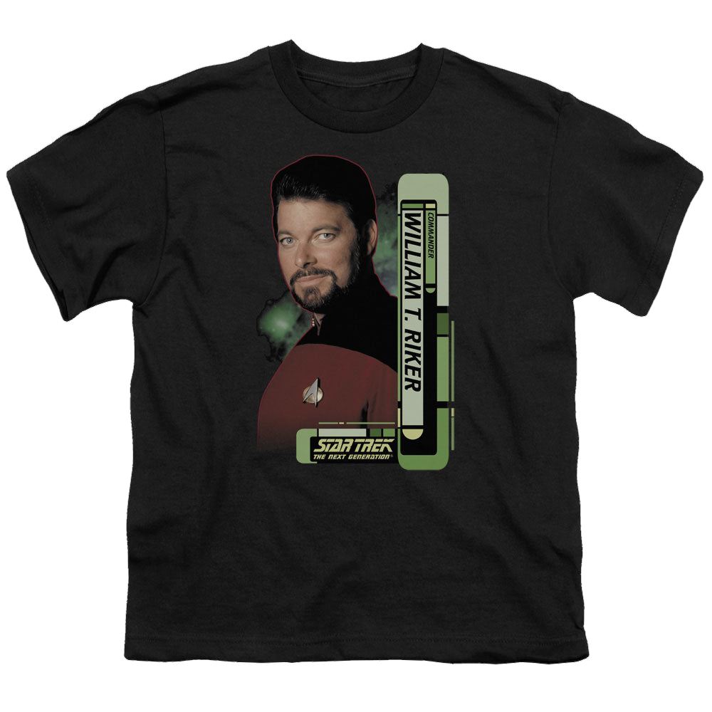 Star Trek The Next Generation Riker - Youth T-Shirt Youth T-Shirt (Ages 8-12) Star Trek