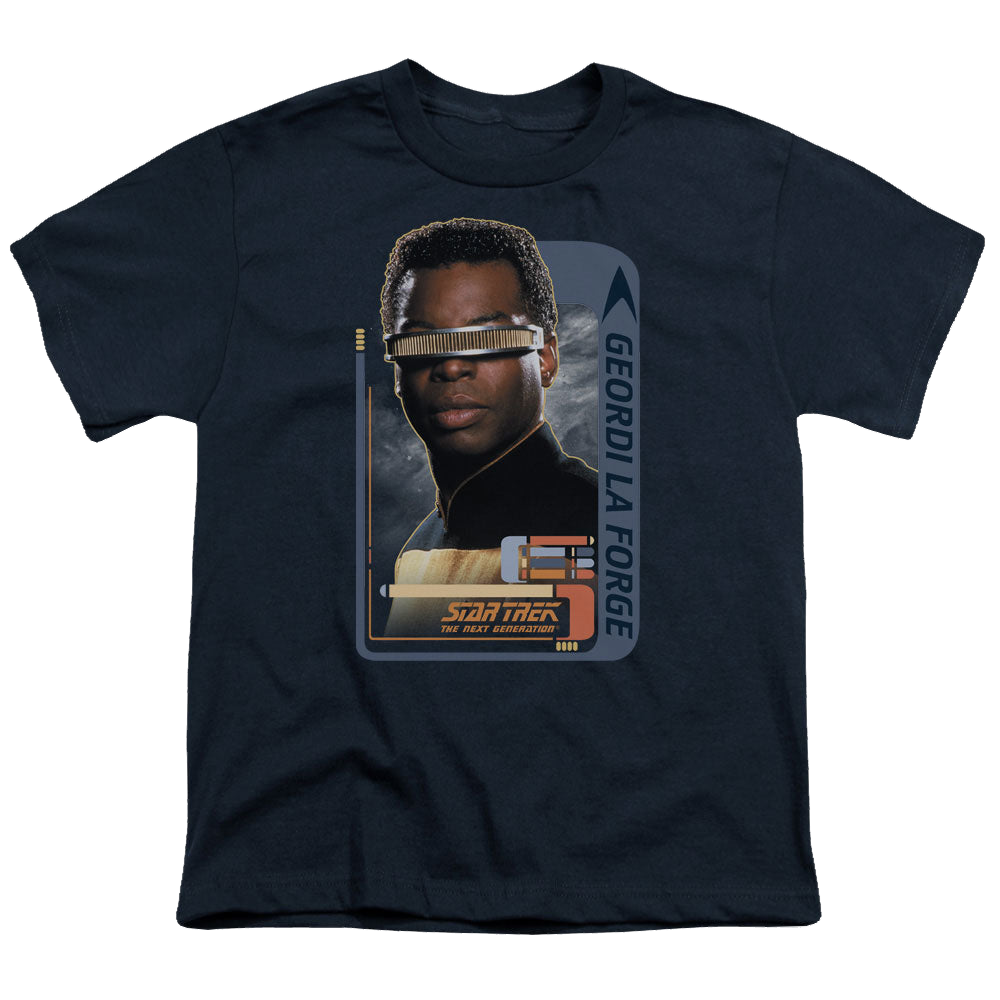Star Trek The Next Generation Geordi Laforge - Youth T-Shirt Youth T-Shirt (Ages 8-12) Star Trek