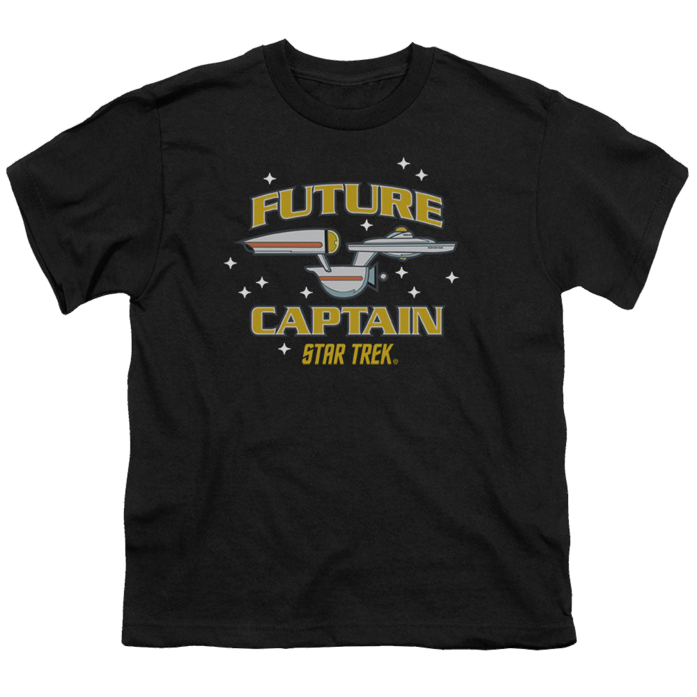 Star Trek The Original Series Future Captain - Youth T-Shirt Youth T-Shirt (Ages 8-12) Star Trek