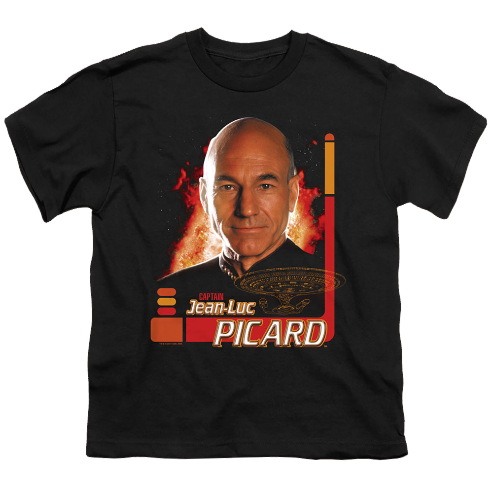 Star Trek The Next Generation Captain Picard - Youth T-Shirt Youth T-Shirt (Ages 8-12) Star Trek