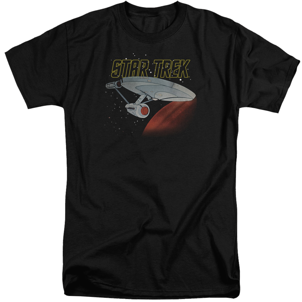 Star Trek Retro Enterprise Men's Tall Fit T-Shirt Men's Tall Fit T-Shirt Star Trek